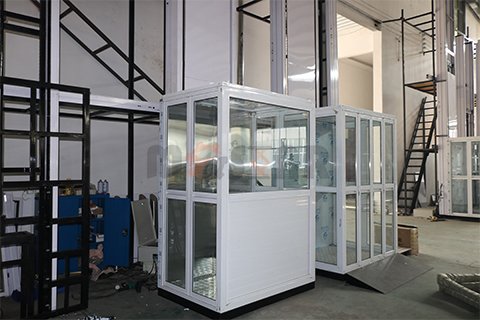 enclosed vertical platform lift