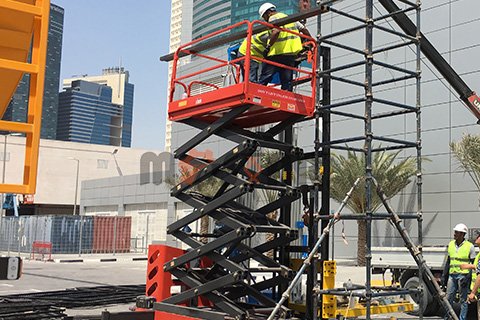 hydraulic work platform lift
