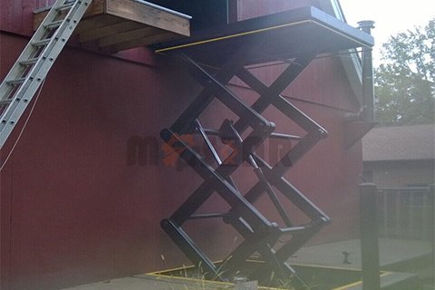 warehouse platform lift
