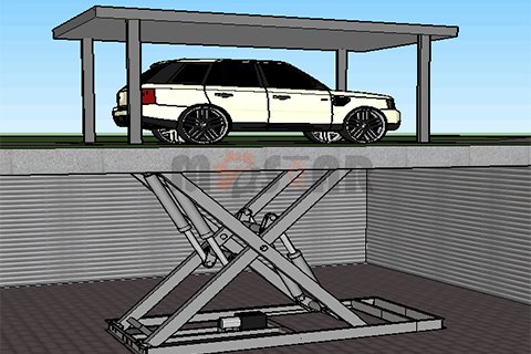 Double deck car lift